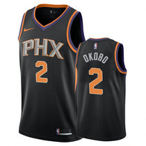 Nike Phoenix Suns #2 Elie Okobo Black Game Authentic Stitched NBA jersey