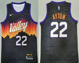 Nike Phoenix Suns #22 DeAndre Ayton 2021 City Authentic Stitched NBA jersey