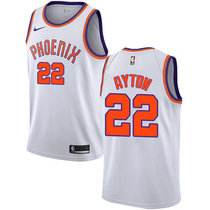 Nike Phoenix Suns #22 DeAndre Ayton White Game Authentic Stitched NBA jersey