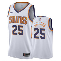Nike Phoenix Suns #25 Mikal Bridges White Game Authentic Stitched NBA jersey