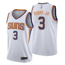Nike Phoenix Suns #3 Kelly Oubre Jr. White Game Authentic Stitched NBA jersey