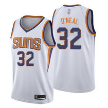 Nike Phoenix Suns #32 Shaquille O'Neal White Game Authentic Stitched NBA jersey