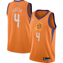 Nike Phoenix Suns #4 Jevon Carter Orange Game Authentic Stitched NBA jersey