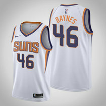 Nike Phoenix Suns #46 Aron Baynes White Game Authentic Stitched NBA jersey