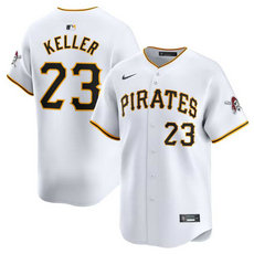 Nike Pittsburgh Pirates #23 Mitch Keller White 2024 Authentic Stitched MLB Jersey