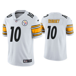 Nike Pittsburgh Steelers #10 Mitchell Trubisky White Vapor Untouchable Authentic Stitched NFL Jersey