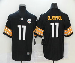 Nike Pittsburgh Steelers #11 Chase Claypool Black Vapor Untouchable Authentic Stitched NFL Jersey