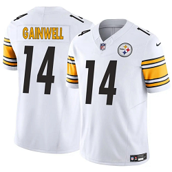 Nike Pittsburgh Steelers #14 Kenneth Gainwell White 2025 Stitched Football Jersey