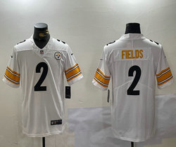 Nike Pittsburgh Steelers #2 Mason Rudolph White Vapor Untouchable Authentic Stitched NFL Jersey