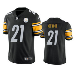 Nike Pittsburgh Steelers #21 Tre Norwood Black Vapor Untouchable Authentic Stitched NFL Jersey