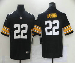 Nike Pittsburgh Steelers #22 Najee Harris Black 2021 NFL Draft New Vapor Untouchable Authentic Stitched NFL Jersey