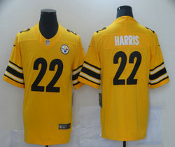 Nike Pittsburgh Steelers #22 Najee Harris Gold Inverted Legend Vapor Untouchable Authentic Stitched NFL jersey