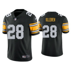 Nike Pittsburgh Steelers #28 Miles Killebrew Black Vapor Untouchable Authentic Stitched NFL Jersey