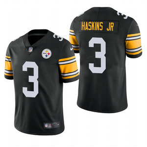 Nike Pittsburgh Steelers #3 Dwayne Haskins Jr. Black Vapor Untouchable Authentic Stitched NFL Jersey