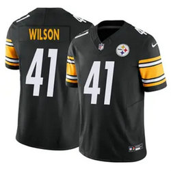 Nike Pittsburgh Steelers #41 Payton Wilson Black Vapor Untouchable NFL Jersey