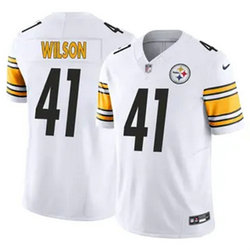 Nike Pittsburgh Steelers #41 Payton Wilson White Vapor Untouchable NFL Jerseys