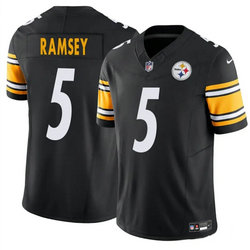 Nike Pittsburgh Steelers #5 Jalen Ramsey Black Stitched NFL Jersey