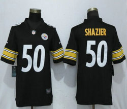 Nike Pittsburgh Steelers #50 Ryan Shazier Black Vapor Untouchable Limited Authentic Stitched NFL Jersey