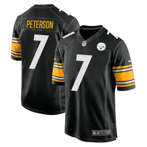 Nike Pittsburgh Steelers #7 Patrick Peterson Black Vapor Untouchable Authentic Stitched NFL Jersey