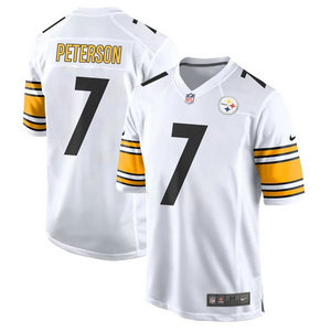 Nike Pittsburgh Steelers #7 Patrick Peterson White Vapor Untouchable Authentic Stitched NFL Jersey