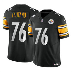 Nike Pittsburgh Steelers #76 Troy Fautanu Black 2024 Draft Vapor Untouchable Football Jersey