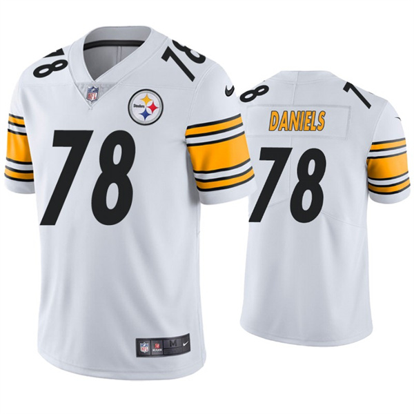 Nike Pittsburgh Steelers #78 James Daniels White Vapor Untouchable Authentic Stitched NFL Jersey