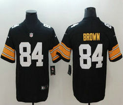 Nike Pittsburgh Steelers #84 Antonio Brown New Black Vapor Untouchable Limited Authentic Stitched NFL Jersey