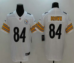 Nike Pittsburgh Steelers #84 Antonio Brown White Vapor Untouchable Limited Authentic Stitched NFL Jersey