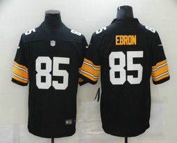 Nike Pittsburgh Steelers #85 Eric Ebron Black New Vapor Untouchable Authentic Stitched NFL Jersey