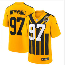 Nike Pittsburgh Steelers #97 Cameron Heyward Gold 1933 Throwback Stitched NFL Jersey