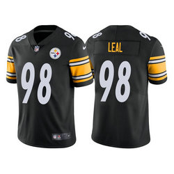 Nike Pittsburgh Steelers #98 DeMarvin Leal Black Vapor Untouchable Authentic stitched NFL jersey