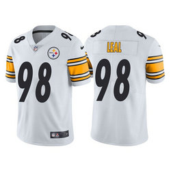 Nike Pittsburgh Steelers #98 DeMarvin Leal White Vapor Untouchable Authentic stitched NFL jersey