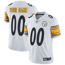 Nike Pittsburgh Steelers Customized White Limited Vapor Untouchable Authentic Stitched NFL Jerseys