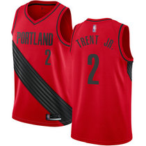 Nike Portland Trail Blazers #2 Gary Trent Jr. Red Game Authentic Stitched NBA Jersey
