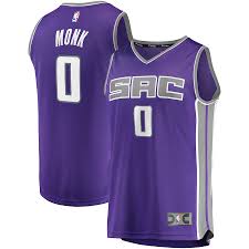Nike Sacramento Kings #0 Malik Monk Purple Authentic Stitched NBA jersey