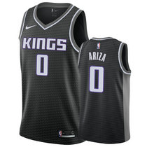 Nike Sacramento Kings #0 Trevor Ariza Black Game Authentic Stitched NBA Jersey