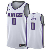 Nike Sacramento Kings #0 Trevor Ariza White Game Authentic Stitched NBA Jersey