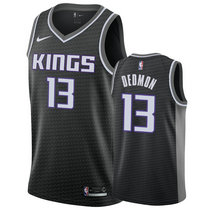 Nike Sacramento Kings #13 Dewayne Dedmon Black Game Authentic Stitched NBA Jersey