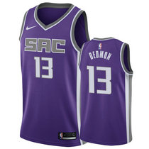 Nike Sacramento Kings #13 Dewayne Dedmon Purple Game Authentic Stitched NBA Jersey