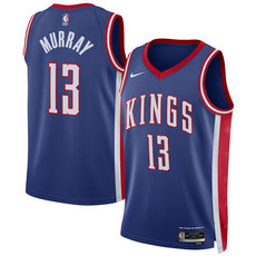Nike Sacramento Kings #13 Keegan Murray Blue 2024-25 City Stitched NBA Jersey
