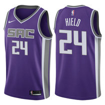 Nike Sacramento Kings #24 Buddy Hield Purple Game Authentic Stitched NBA Jersey