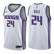 Nike Sacramento Kings #24 Buddy Hield White Game Authentic Stitched NBA Jersey