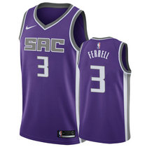 Nike Sacramento Kings #3 Yogi Ferrell Purple Game Authentic Stitched NBA Jersey