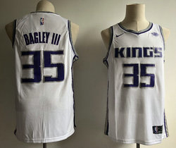Nike Sacramento Kings #35 Marvin Bagley III White Game With Advertising Authentic Stitched NBA jersey