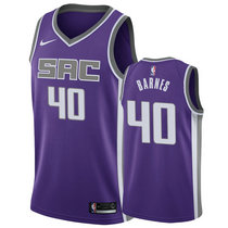 Nike Sacramento Kings #40 Harrison Barnes Purple Game Authentic Stitched NBA Jersey