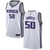Nike Sacramento Kings #50 Zach Randolph White Game Authentic Stitched NBA Jersey