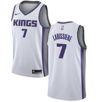 Nike Sacramento Kings #7 Skal Labissiere White Game Authentic Stitched NBA Jersey
