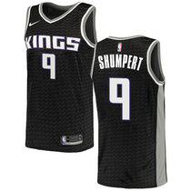 Nike Sacramento Kings #9 Iman Shumpert Black Game Authentic Stitched NBA Jersey