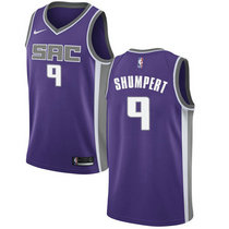 Nike Sacramento Kings #9 Iman Shumpert Purple Game Authentic Stitched NBA Jersey