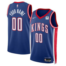 Nike Sacramento Kings Active Player Custom Purple 2024-25 City Stitched NBA Jersey